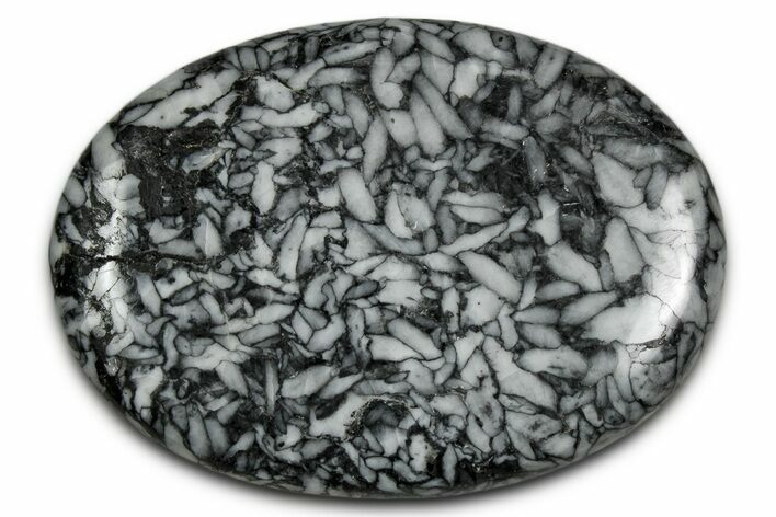 Polished Pinolite Palm Stone - Austria #343897